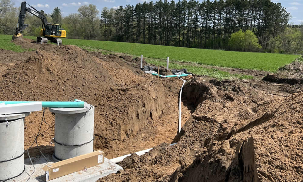 Septic Installation Services Septic Contractors Wisconsin Elevated Excavation Grading